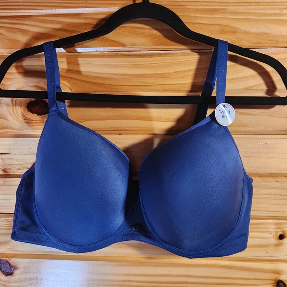 Izod Intimates & Sleepwear Nwt Izod Bra Tshirt Bra Blue Womens 4c